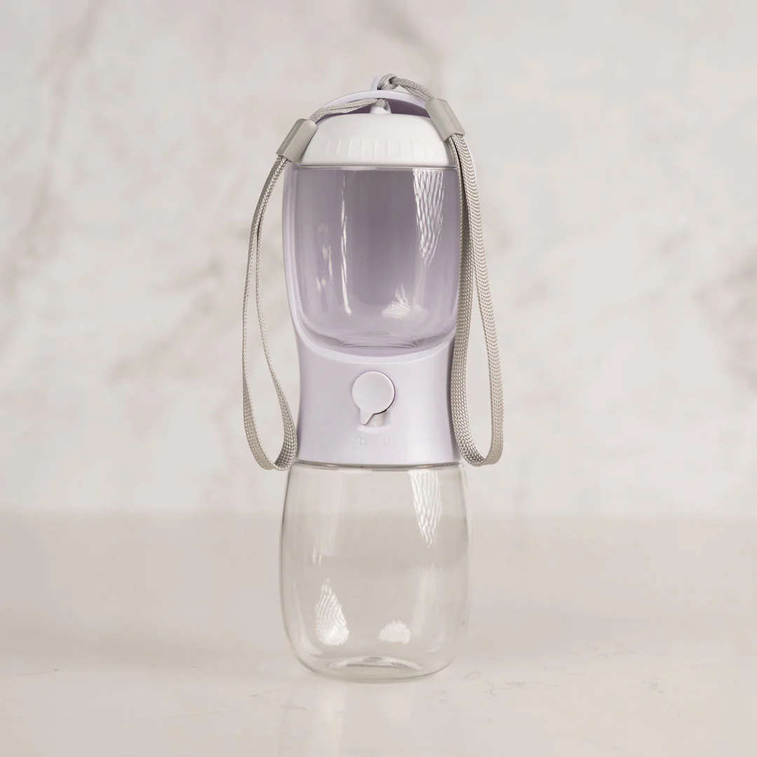 Pet Water Bottle - 300ml water and 100g food - Image 3